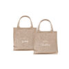 Mini Jute Shopper Chirstmas